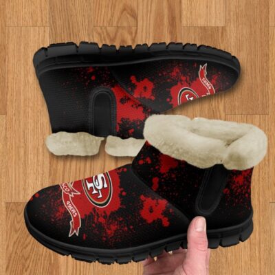 San Francisco 49ers Comfy Winter Snow Boots SBA1078