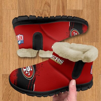 San Francisco 49ers Comfy Winter Snow Boots SBA1123