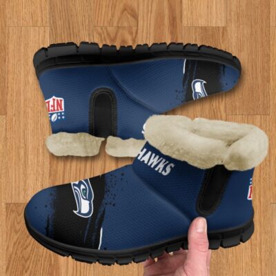 Seattle Seahawks Comfy Winter Snow Boots SBA1108