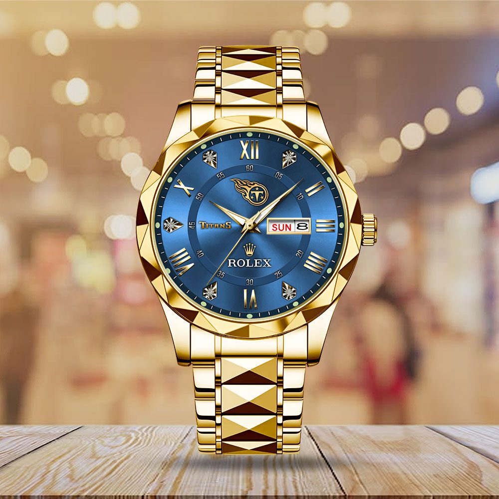 Tennessee-Titans-x-Rolex-Alloy-Luxury-Quartz-Watch-1 Tennessee Titans x Rolex Alloy Luxury Quartz Watch 1