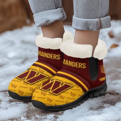 Washington Commanders Comfy Winter Snow Boots SBA1095