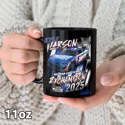 Kyle Larson 2025 NASCAR Cup Series Champion Ceramic Mug 2 1