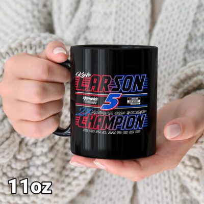 Kyle Larson 2025 NASCAR Cup Series Champion Ceramic Mug 2 3