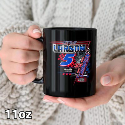Kyle Larson 2025 NASCAR Cup Series Champion Ceramic Mug 2