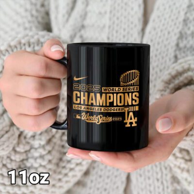Los Angeles Dodgers 2025 World Series Champions Ceramic Mug 2