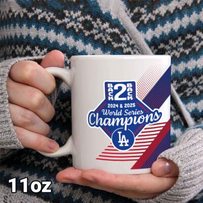 Los Angeles Dodgers World Series 2025 Ceramic Mug 2