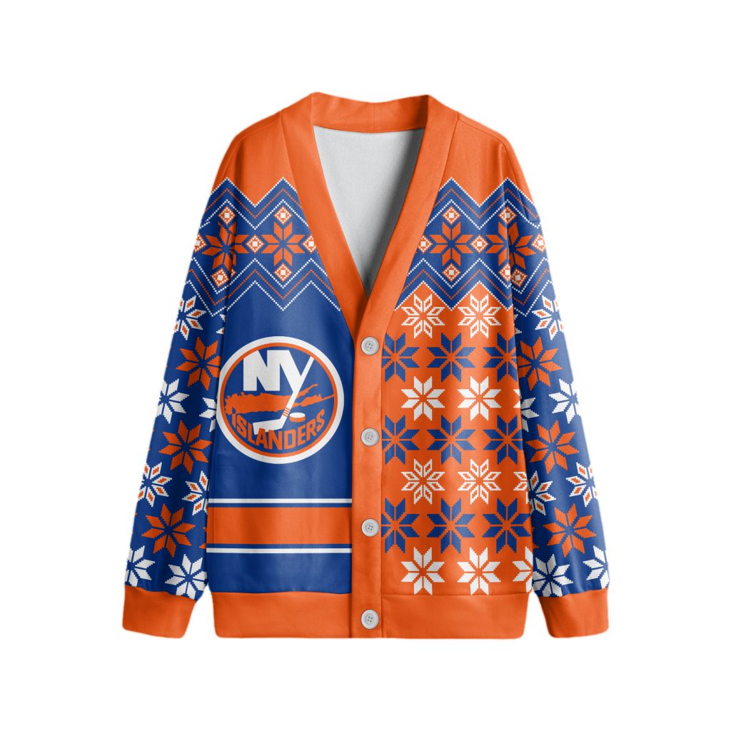 NHL-New-York-Islanders-Special-Ugly-Christmas-Cardigan NHL New York Islanders Special Ugly Christmas Cardigan
