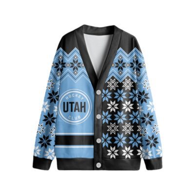 NHL Utah Hockey Club Special Ugly Christmas Cardigan