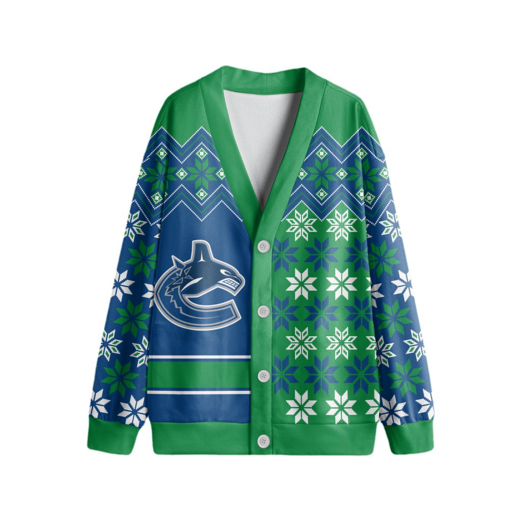 NHL-Vancouver-Canucks-Special-Ugly-Christmas-Cardigan NHL Vancouver Canucks Special Ugly Christmas Cardigan