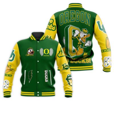 Oregon Ducks NCAA Baseball Jacket For Fan CFB1064