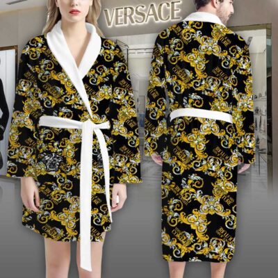 Versace Jeans Couture Pattern Luxury Bathrobe 2