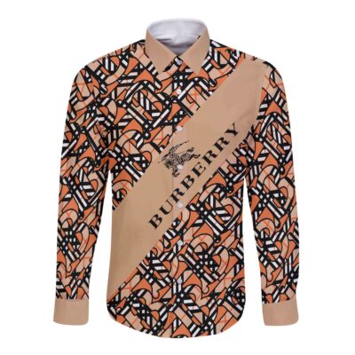 Burberry Long Sleeves Button Down Shirt For Elegant Men LSB1017