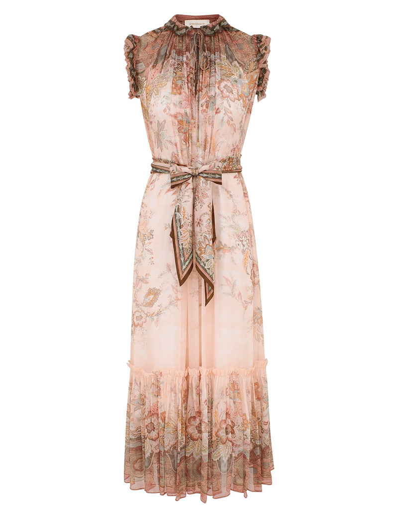Zimmermann-Alchemy-Flutter-Dress-Pink-Paisley Zimmermann Alchemy Flutter Dress - Pink Paisley