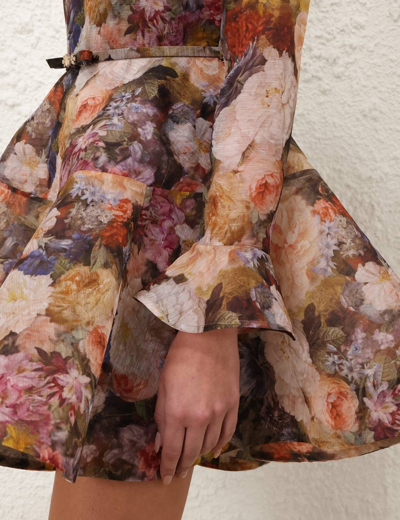 Zimmermann-Alchemy-Peplum-Mini-Dress-Rosette-4 Zimmermann Alchemy Peplum Mini Dress Rosette 4