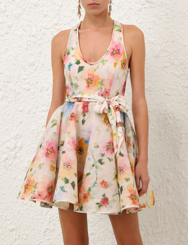 Zimmermann-Alchemy-Racer-Mini-Dress-Neon-Poppy-1 Zimmermann Alchemy Racer Mini Dress Neon Poppy 1