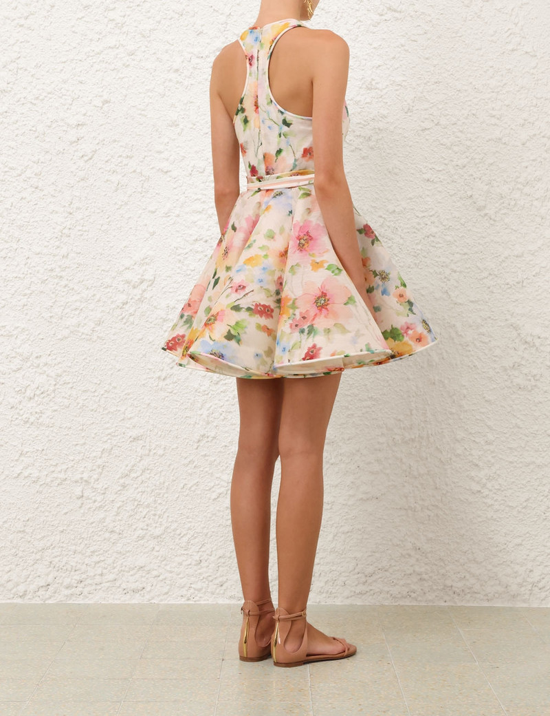 Zimmermann-Alchemy-Racer-Mini-Dress-Neon-Poppy-3 Zimmermann Alchemy Racer Mini Dress Neon Poppy 3