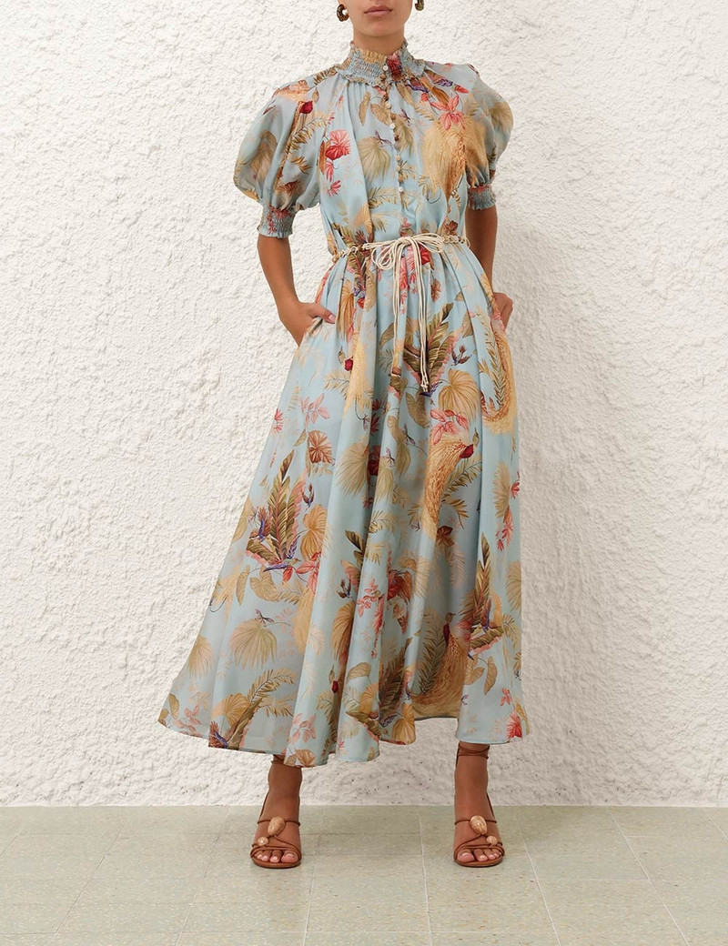 Zimmermann-Ascension-Billow-Maxi-Dress-Aqua-Palm-Floral-1 Zimmermann Ascension Billow Maxi Dress Aqua Palm Floral 1