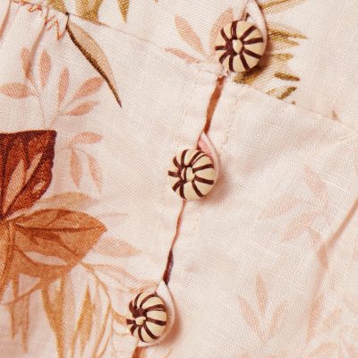 Zimmermann Ascension Printed Linen Midi Dress - Orange 3 Zimmermann Ascension Printed Linen Midi Dress Orange 3