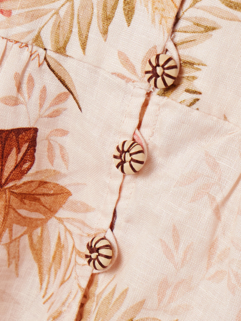 Zimmermann-Ascension-Printed-Linen-Midi-Dress-Orange-3 Zimmermann Ascension Printed Linen Midi Dress Orange 3
