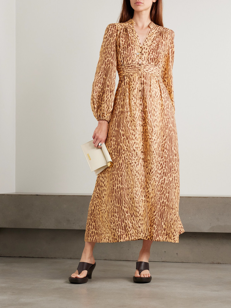 Zimmermann-Cascadian-Leopard-Print-Linen-Maxi-Dress-Animal-Print-1 Zimmermann Cascadian Leopard Print Linen Maxi Dress Animal Print 1
