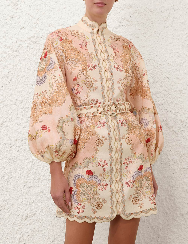 Zimmermann-Daylight-Mini-Dress-Wallpaper-Floral-Blush-1 Zimmermann Daylight Mini Dress Wallpaper Floral Blush 1