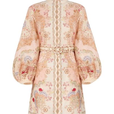 Zimmermann Daylight Mini Dress - Wallpaper Floral Blush