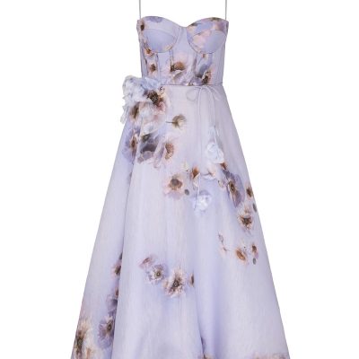 Zimmermann Hypnotic Picnic Dress - Lilac Poppy
