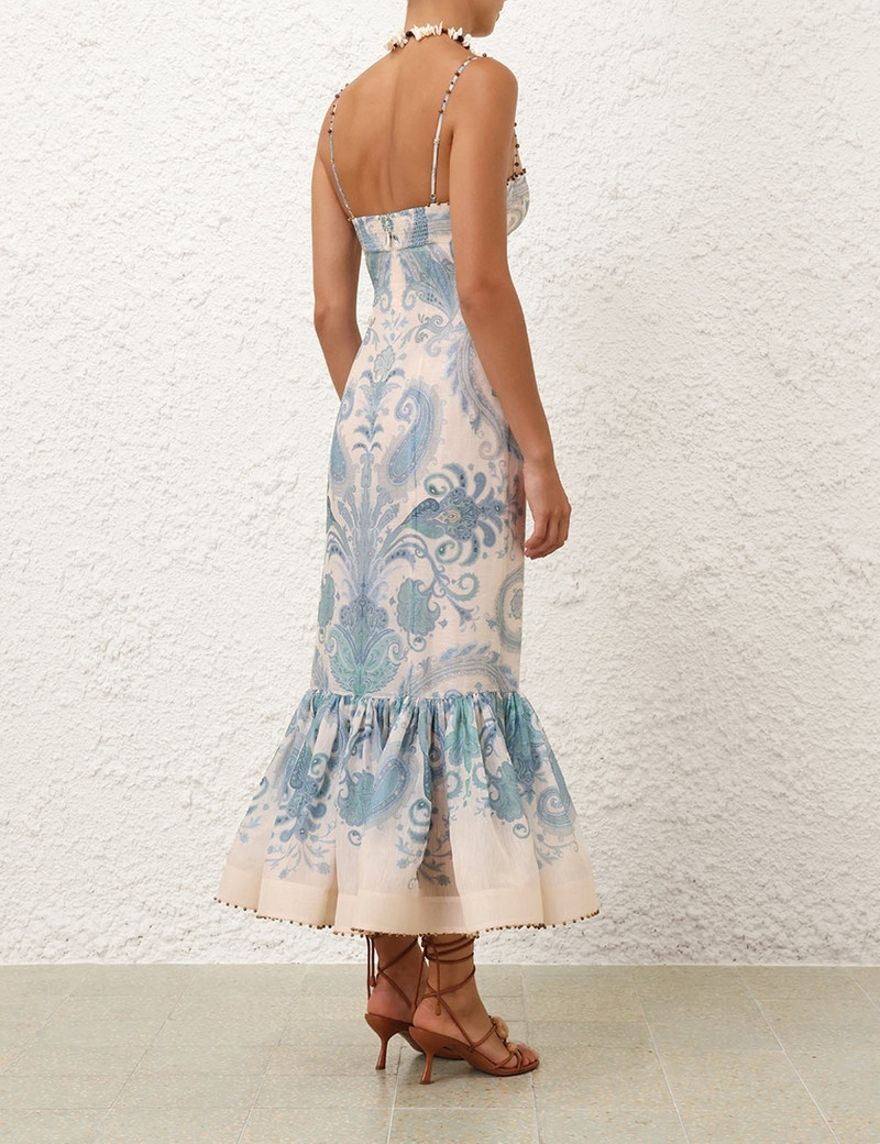 Zimmermann-Illuminate-Gown-Turquoise-Paisley-3 Zimmermann Illuminate Gown Turquoise Paisley 3