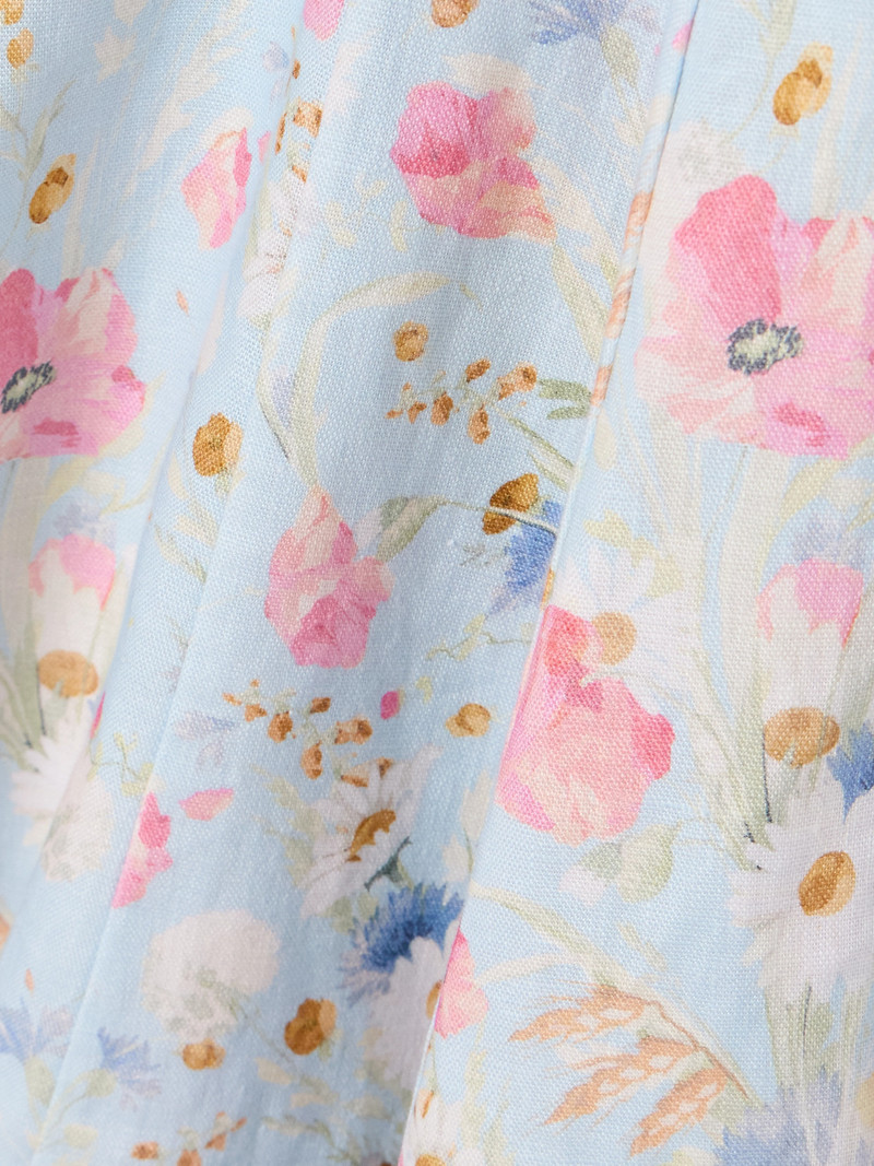 Zimmermann-Lucky-Lace-Trimmed-Floral-Print-Linen-Mini-Dress-Blue-3 Zimmermann Lucky Lace Trimmed Floral Print Linen Mini Dress Blue 3