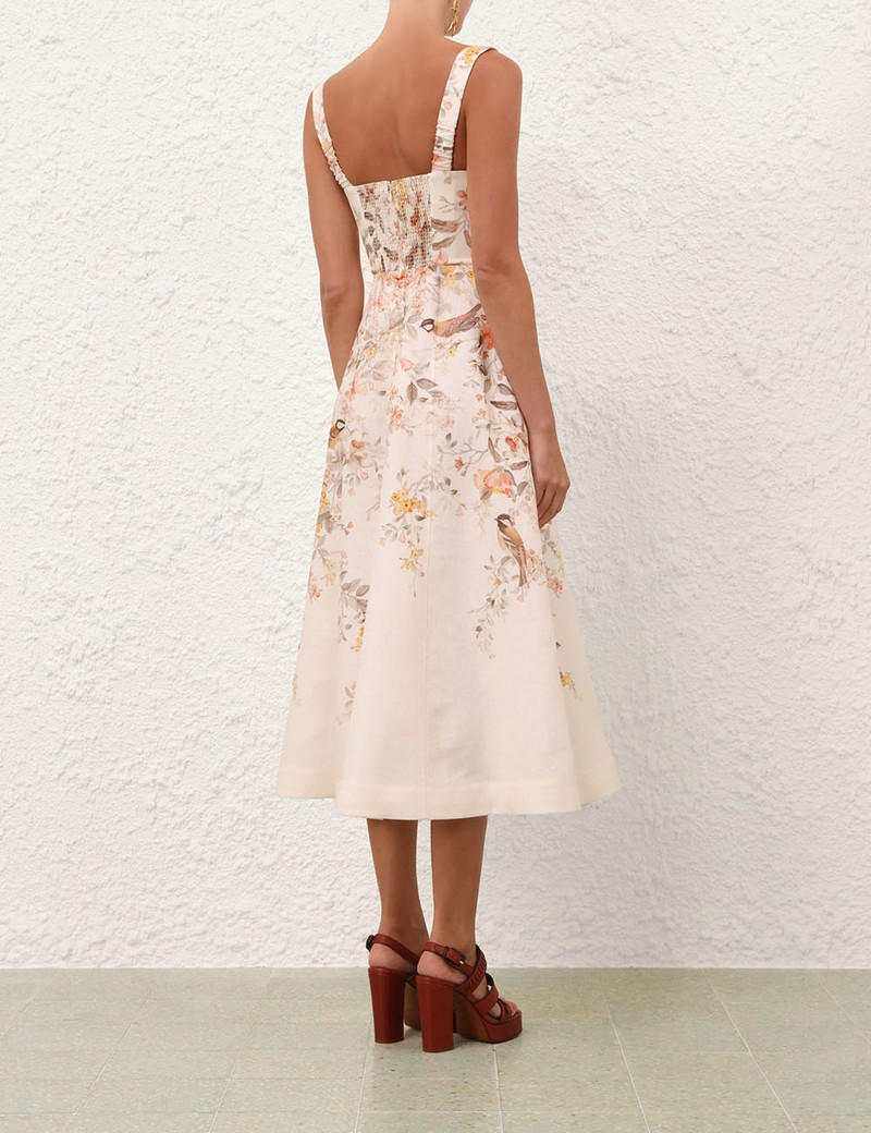 Zimmermann-Luna-Buttoned-Picnic-Dress-Cream-Songbird-3 Zimmermann Luna Buttoned Picnic Dress Cream Songbird 3