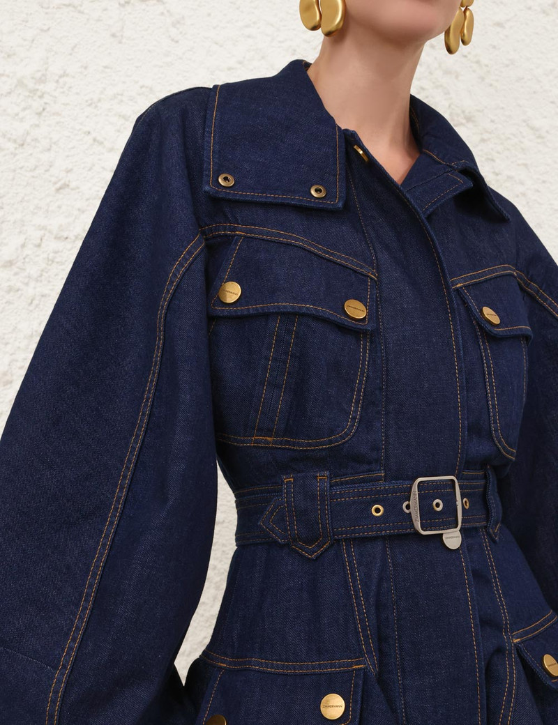 Zimmermann-Luna-Denim-Utility-Mini-Dress-Harbour-Blue-4 Zimmermann Luna Denim Utility Mini Dress Harbour Blue 4