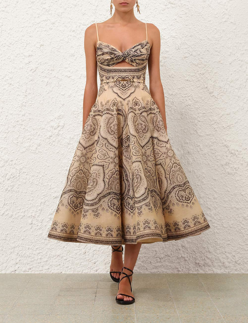 Zimmermann-Luna-Twist-Midi-Dress-Cream-Perla-Paisley-1 Zimmermann Luna Twist Midi Dress Cream Perla Paisley 1