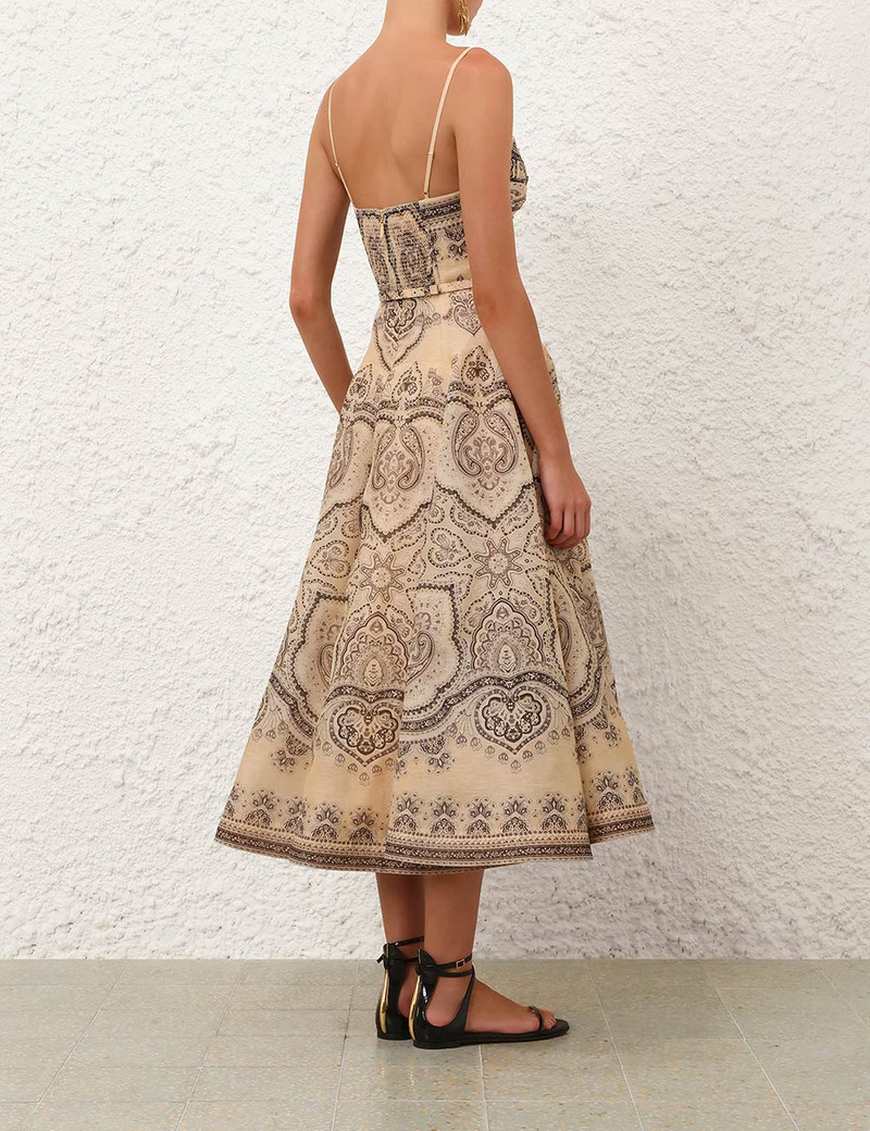 Zimmermann-Luna-Twist-Midi-Dress-Cream-Perla-Paisley-3 Zimmermann Luna Twist Midi Dress Cream Perla Paisley 3