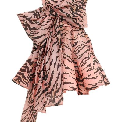 Zimmermann Matchmaker Bow Mini Dress - Pink Tiger
