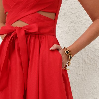 Zimmermann Patience Midi Dress - Dark Red 4 Zimmermann Patience Midi Dress Dark Red 4