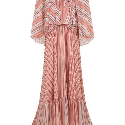 Zimmermann Rebellion Bohemian Maxi Dress - Red Stripe