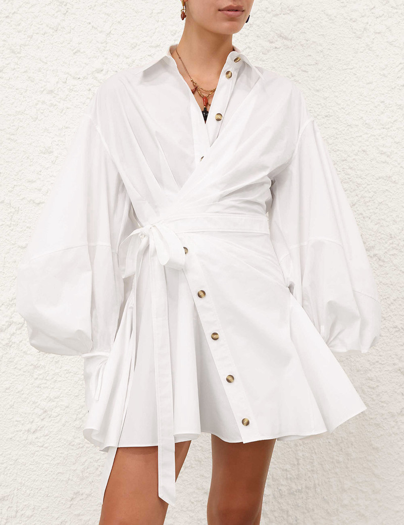 Zimmermann-Rebellion-Poplin-Mini-Dress-Ivory-1 Zimmermann Rebellion Poplin Mini Dress Ivory 1