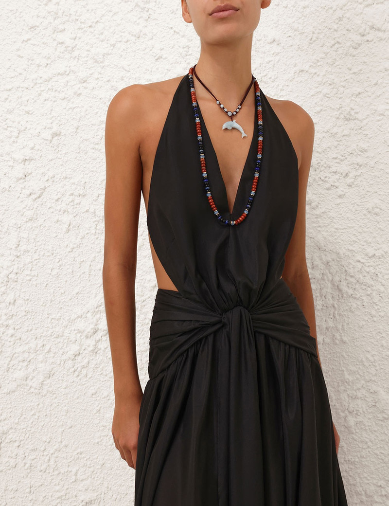 Zimmermann-Rhiannon-Plunge-Halter-Maxi-Black-4 Zimmermann Rhiannon Plunge Halter Maxi Black 4