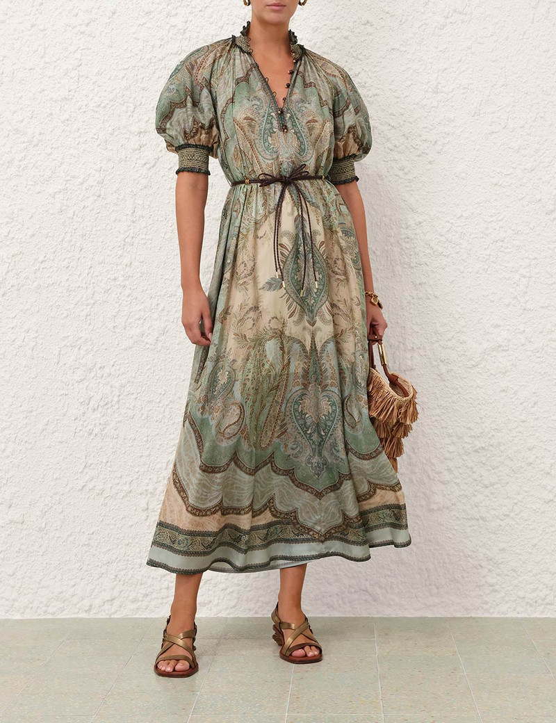 Zimmermann-Wanderlust-Billow-Dress-Tapestry-Teal-Multi-1 Zimmermann Wanderlust Billow Dress Tapestry Teal Multi 1