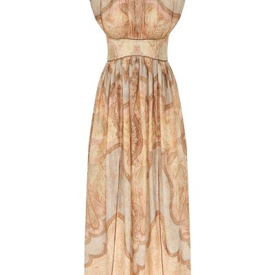 Zimmermann Wanderlust Waisted Dress - Tapestry Multi