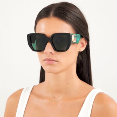 Oversized square-frame sunglasses - Gucci GG0956S 001 54 3 0956s 001 54 gem opticians 4