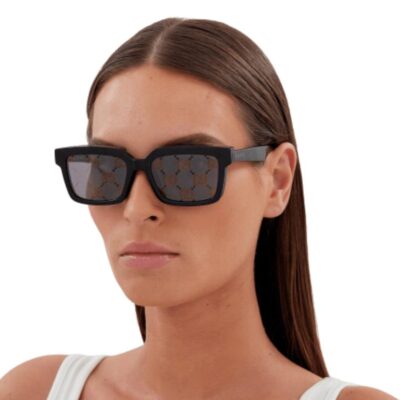 Square frame sunglasses - Gucci GG1543S 001 CLIP ON 54 4 1543s 001 clip on 54 gem opticians 5
