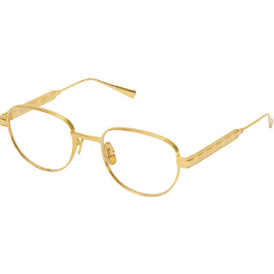 Balmain oval-frame Eyeglasses - Gold - Balmain Sergeant III BPX-198A-51