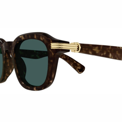 Cartier CT0536S 002 Havana square Sunglasses 2 CARTIER 0536S 002 49 closeup