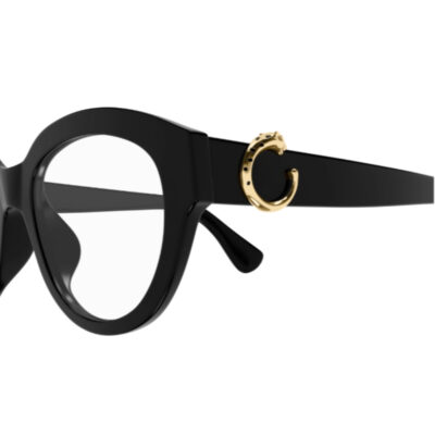 Panthere de Cartier glasses - CT0567O 001 2 CARTIER 0567O 001 51 closeup