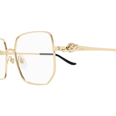 Panthere de Cartier glasses - CT0568O 001 2 CARTIER 0568O 001 55 closeup