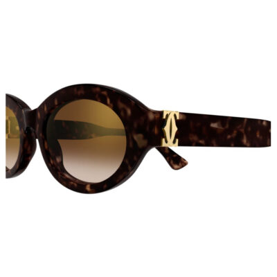 C de Cartier Sunglasses - CT0588S 002 2 CARTIER 0588S 002 53 CloseUp
