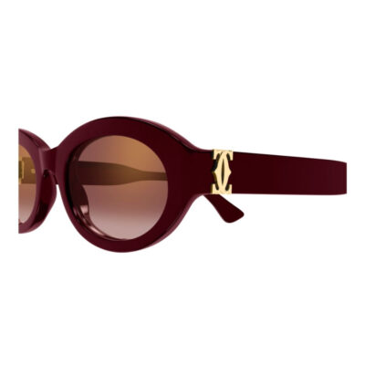 Cartier CT0588S 003 Oval Sunglasses 2 CARTIER 0588S 003 53 CloseUp