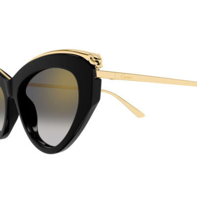 Cartier Panthere CT0596S 001 Sunglasses 2 CARTIER 0596S 001 55 CloseUp