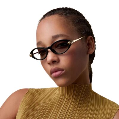 Cartier CT0634S Oval Sunglasses 4 CARTIER 0634S 001 52 MODEL1